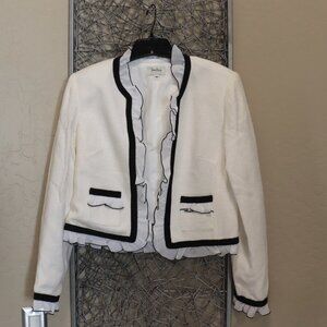 Neiman Marcus Exclusive Ruffle and Trim Short Jacket
